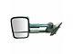 Manual Towing Mirror; Textured Black; Driver Side (15-19 Sierra 3500 HD)