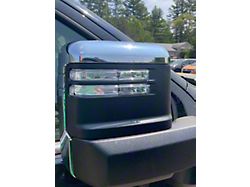 Mirror Covers; Chrome (20-25 Sierra 3500 HD)