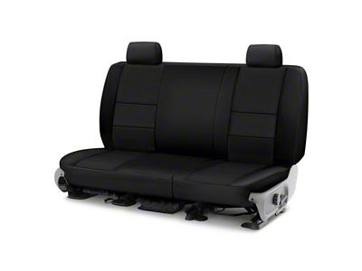 ModaCustom Wetsuit Rear Seat Cover; Black (15-19 Sierra 3500 HD Denali Double Cab)