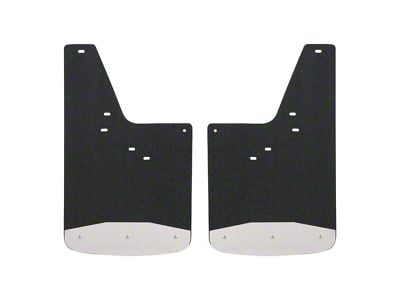 Textured Rubber Mud Guards; Front or Rear; 12-Inch x 20-Inch (15-19 Sierra 3500 HD)