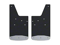 Textured Rubber Mud Guards; Rear; 12-Inch x 23-Inch (20-26 Sierra 3500 HD)