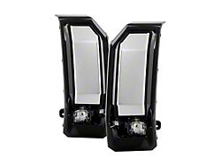 OEM Style LED Fog Lights with Switch; Clear (24-26 Sierra 3500 HD)