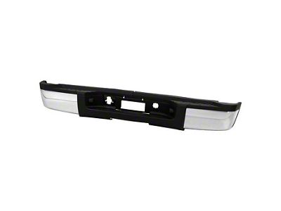 OEM Style Rear Bumper; Not Pre-Drilled for Backup Sensors; Chrome (07-10 Sierra 3500 HD)