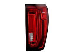 OEM Style LED Tail Light; Black Housing; Red/Clear Lens; Passenger Side (20-23 Sierra 3500 HD w/ Factory LED Tail Lights)