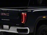 OEM Style LED Tail Light; Black Housing; Red/Clear Lens; Passenger Side (20-23 Sierra 3500 HD w/ Factory LED Tail Lights)