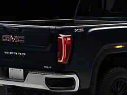 OEM Style LED Tail Light; Black Housing; Red/Clear Lens; Passenger Side (20-23 Sierra 3500 HD w/ Factory LED Tail Lights)
