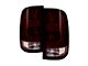 OEM Style Tail Lights; Chrome Housing; Red Smoked Lens (07-14 Sierra 3500 HD SRW)