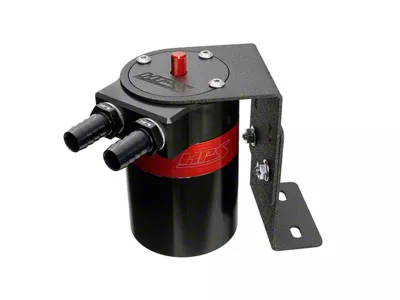 Performance Aluminum Oil Catch Can Kit; 3/8-Inch Hose (Universal; Some Adaptation May Be Required)