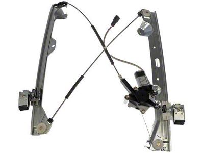 Power Window Motor and Regulator Assembly; Rear Driver Side (07-14 Sierra 3500 HD Crew Cab)