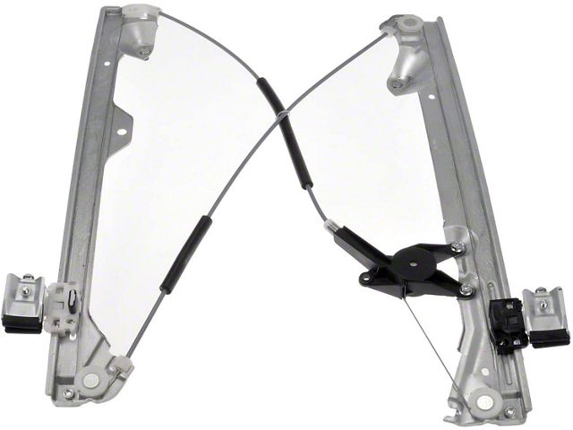 Power Window Regulator Only; Rear Driver Side (07-14 Sierra 3500 HD Crew Cab)