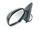 Powered Heated Manual Folding Mirror; Textured Black; Driver Side (07-14 Sierra 3500 HD)