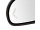 Powered Heated Memory Side Mirror with Chrome Cap; Driver Side (07-14 Sierra 3500 HD)