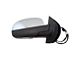 Powered Heated Memory Side Mirror with Chrome Cap; Passenger Side (07-14 Sierra 3500 HD)