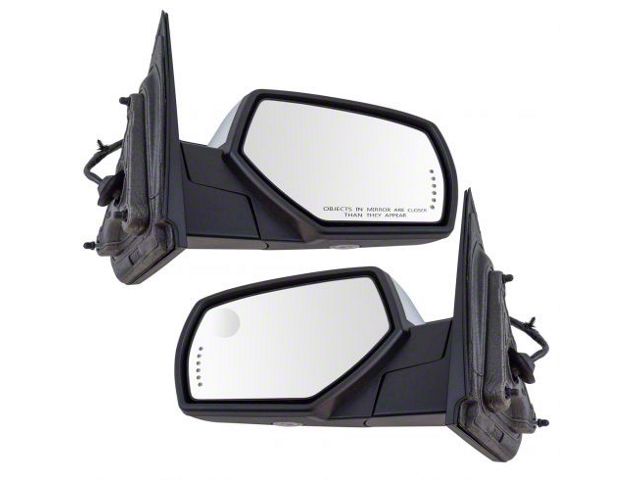 Powered Heated Memory Side Mirrors with Chrome Cap (15-19 Sierra 3500 HD)