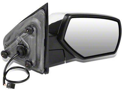 Powered Heated Towing Mirror; Passenger Side; Chrome (15-19 Sierra 3500 HD)