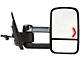 Powered Heated Towing Mirror; Textured Black; Passenger Side (15-19 Sierra 3500 HD)