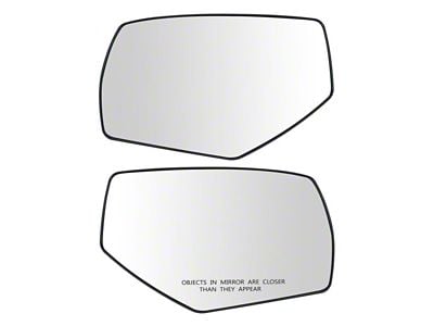 Powered Mirror Glass; Driver and Passenger Side (15-17 Sierra 3500 HD)