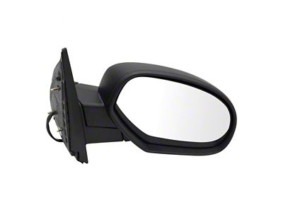 Powered Mirror; Textured Black; Passenger Side (07-10 Sierra 3500 HD)