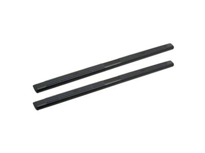 Premier 6 Oval Nerf Side Step Bars with Mounting Kit; Black (07-14 Sierra 3500 HD Crew Cab)