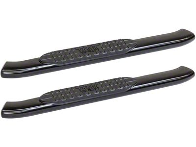 Westin Pro Traxx 5-Inch Oval Side Step Bars; Black (15-19 Sierra 3500 HD Regular Cab)