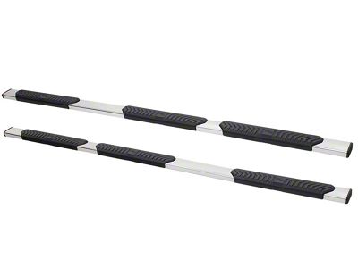 Westin R5 M-Series Wheel-to-Wheel Nerf Side Step Bars; Polished Stainless (07-19 Sierra 3500 HD Extended/Double Cab w/ 6.50-Foot Standard Box)