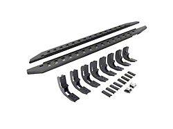 Go Rhino RB20 Slim Running Boards; Protective Bedliner Coating (20-26 Sierra 3500 HD Crew Cab)