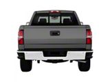 Rear Bumper Cover; Pre-Drilled for Backup Sensors; Gloss White (15-19 Sierra 3500 HD)