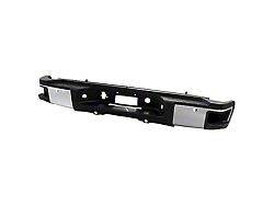 Rear Bumper; Pre-Drilled for Backup Sensors; Chrome (07-10 Sierra 3500 HD)