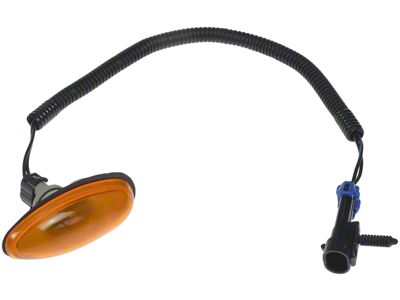 Rear Fender Marker Light; Amber (07-14 Sierra 3500 HD DRW)