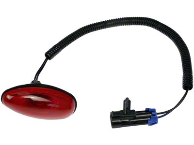 Rear Fender Marker Light; Red (07-14 Sierra 3500 HD DRW)