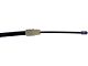 Rear Parking Brake Cable; Driver Side (09-11 Sierra 3500 HD Extended Cab, Crew Cab)