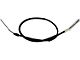 Rear Parking Brake Cable; Driver Side (12-18 Sierra 3500 HD Cab and Chassis w/ Wide Track Rear Axle)