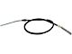 Rear Parking Brake Cable; Driver Side (12-18 Sierra 3500 HD Cab and Chassis w/ Wide Track Rear Axle)