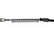 Rear Parking Brake Cable; Passenger Side (2009 Sierra 3500 HD Cab and Chassis w/ RPO Code GTY)