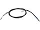 Rear Parking Brake Cable; Passenger Side (12-13 Sierra 3500 HD Cab and Chassis w/ Wide Track Rear Axle)