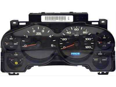 Remanufactured Instrument Cluster; 6-Gauge (07-11 Sierra 3500 HD)