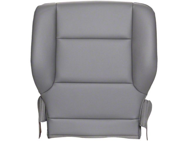 Replacement Bottom Seat Cover; Driver Side; Dark Ash/Gray Vinyl (15-16 Sierra 3500 HD)