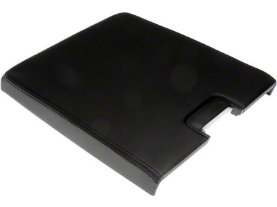 Replacement Center Console Lid; Black (07-13 Sierra 3500 HD)