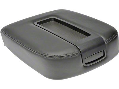 Replacement Center Console Lid; Ebony (07-14 Sierra 3500 HD)