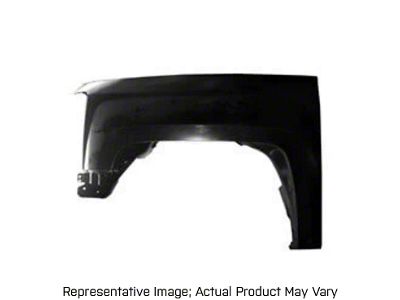 Replacement Aftermarket Fender; Driver Side; Victory Red (15-19 Sierra 3500 HD)