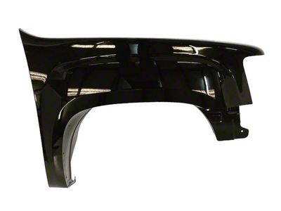 Replacement Aftermarket Fender; Passenger Side; Black (15-19 Sierra 3500 HD)