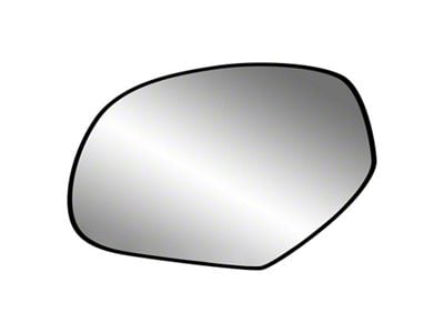 Replacement Manual Foldaway Towing Mirror Glass; Driver Side (07-14 Sierra 3500 HD)