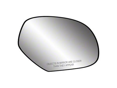 Replacement Manual Foldaway Towing Mirror Glass; Passenger Side (07-14 Sierra 3500 HD)