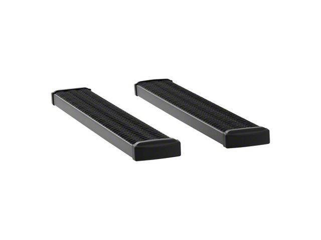 Grip Step 7-Inch Running Boards; Textured Black (20-24 Sierra 3500 HD Regular Cab)