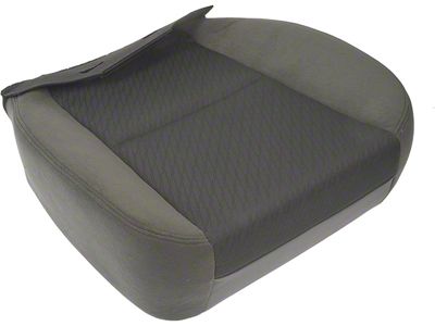 Seat Bottom Cushion and Cover Kit; Front Driver Side; Black (07-14 Sierra 3500 HD)
