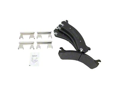 Semi-Metallic Brake Pads; Rear Pair (07-10 Sierra 3500 HD DRW)