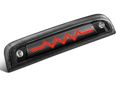 Sequential Heartbeat LED Third Brake Light; Black (15-19 Sierra 3500 HD)