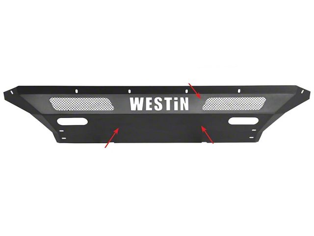 Westin Pro-Mod Front Bumper Skid Plate (20-23 Sierra 3500 HD)