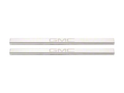 Putco Stainless Steel Door Sills with GMC Etching (20-24 Sierra 3500 HD Regular Cab, Double Cab)