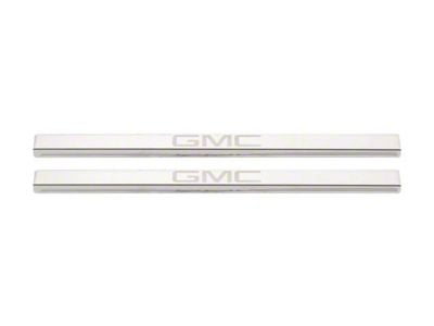 Putco Stainless Steel Door Sills with GMC Etching (20-24 Sierra 3500 HD Regular Cab, Double Cab)